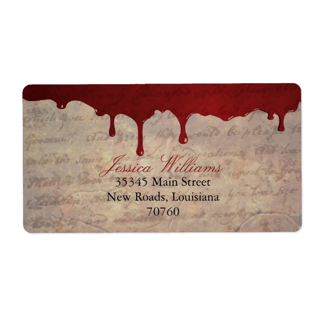 Etiqueta Maldito Dripe (Frente)