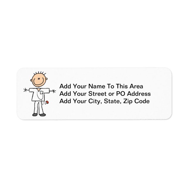 Etiqueta Male Stick Figura T-shirts e presentes (Frente)