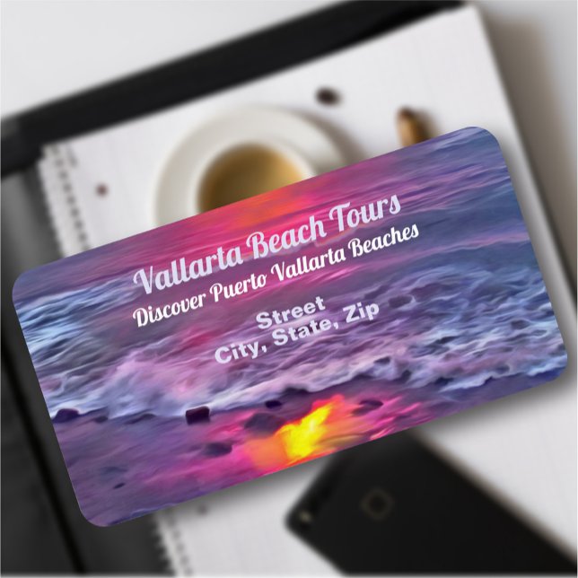 Etiqueta Malecon Sunset 0911 Endereço (Criador carregado)