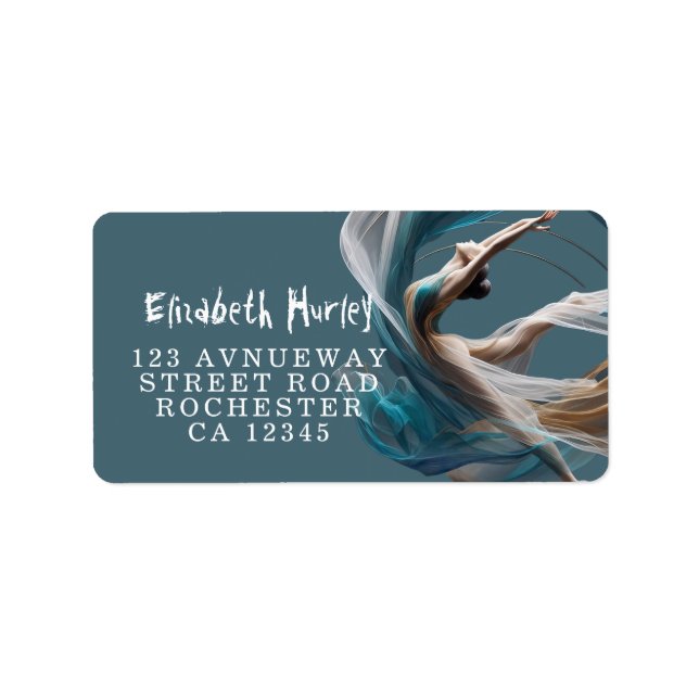 Etiqueta Malhação de pilotos instrutores de ioga aérea voad (Frente)