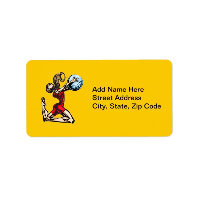 Etiqueta Malhação física (Frente)