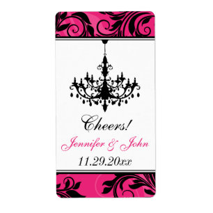 Etiqueta Mandilheira Branca Cor-de-Rosa, Rolha Rótulo do Vi