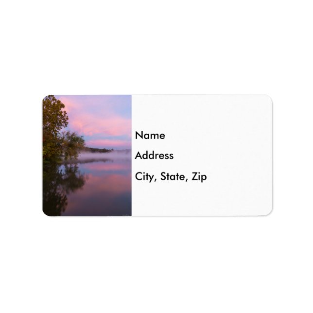 Etiqueta Manhã Rosa Brilhante (Frente)