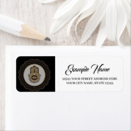 Etiqueta Mão de hamsa legante