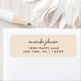 Etiqueta Mão Profissional Simples Básica Mínima Acondiciona