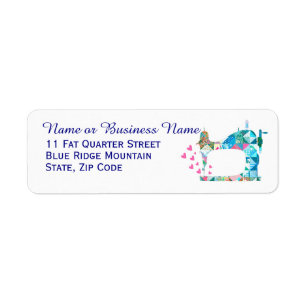 Etiqueta Máquina De Costura De Colheita