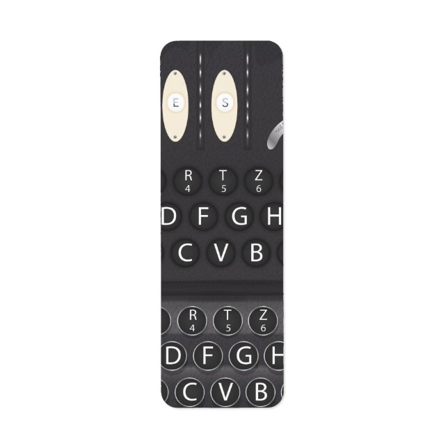 Etiqueta Máquina Enigma (Frente)