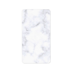 Etiqueta Marble Branco