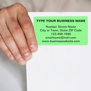 Etiqueta Marca comercial de texto simples no transporte ver