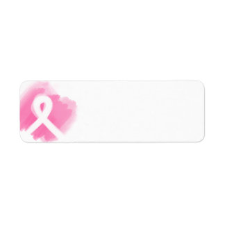 Etiqueta Marca d'água de Sensibilização do Cancer da Mama