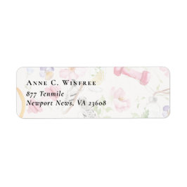 Etiqueta Marca de bem-estar | Endereço de devolução de Malh