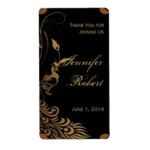 Marca Peacock e Vinho Floral de Deco de Arte de Br