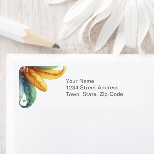 Etiqueta Mardi Gras Mascarada (Insitu)