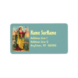 Etiqueta Margaret com o Dragão e a faixa de ressurreição