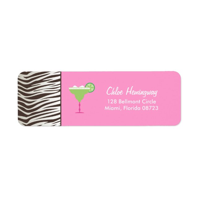 Etiqueta Margarita Endereço Labels (Frente)