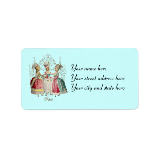 Etiqueta Marie Antoinette Ladies in Waiting Labels