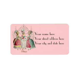 Etiqueta Marie Antoinette Ladies in Waiting Labels