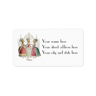 Etiqueta Marie Antoinette Ladies in Waiting Labels