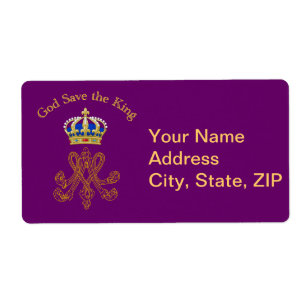 Etiqueta Marie Antoinette Monograma