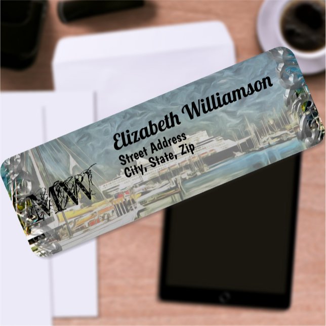 Etiqueta Marina Vallarta 0946 Endereço (Criador carregado)