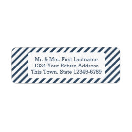 Etiqueta Marinho de distribuição diagonal azul