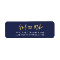 MARINHO de ouro azul-judeu STAR moderno