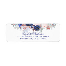 Etiqueta Marinho Floral Boho Chic Wedding