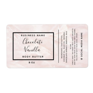 Etiqueta Mármore de tipografia moderna minimalista