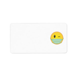 Etiqueta Máscara de Visto Emoji