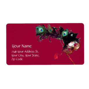 ETIQUETA MASCARADA MARDI GRAS