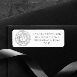 Etiqueta Medalhão Celestial   Residência Boho Sun Endereço