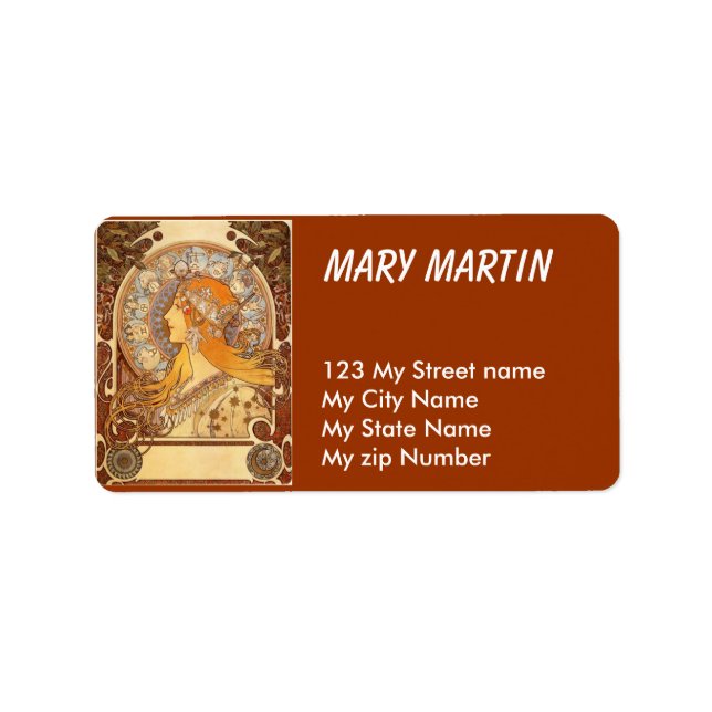 Etiqueta melhor rótulo de endereço de colheita, (Frente)