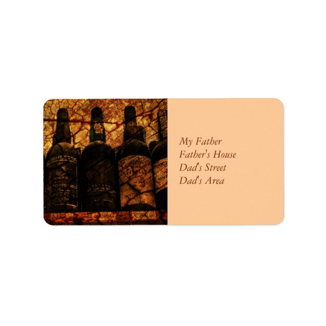 Etiqueta Mellow Oak (Frente)