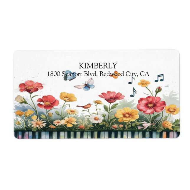 Etiqueta Melodias no Bloom (Frente)