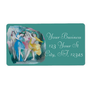 Etiqueta Menina Ballerina Dancers Thunder_Cove