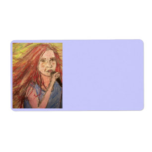 Etiqueta Menina de Rocker mais legal