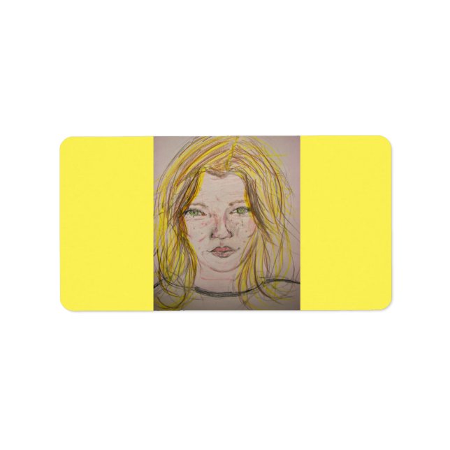 Etiqueta Menina Modelo (Frente)