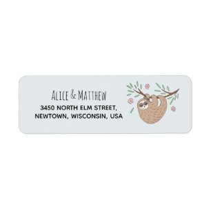 Etiqueta Meninas Cute Dormindo Lenta Chá de fraldas Moderno