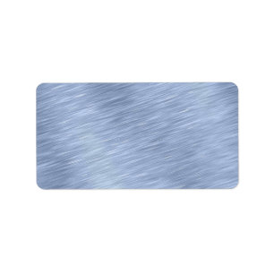 Etiqueta Metal escovado azul Textured