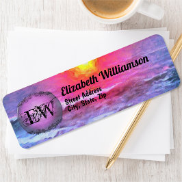 Etiqueta México Sunset 0909 Endereço