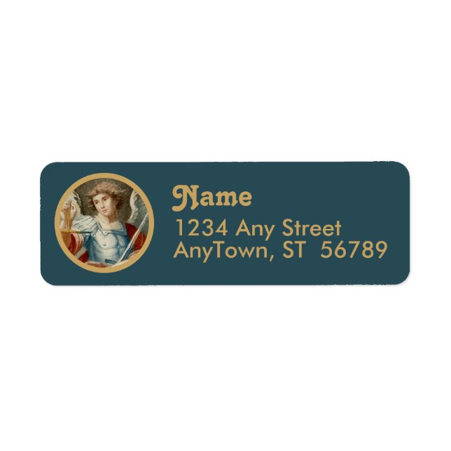 Etiqueta Michael, o Arcanjo (M 010) (Frente)