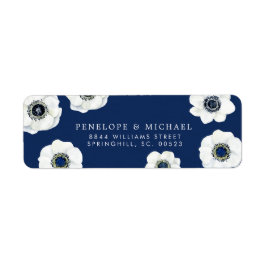 Etiqueta Midnight Anemone | Casamento Floral