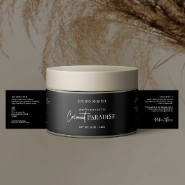 Etiqueta Mínima de Componentes de Jar Cosmético Pr