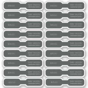 Etiqueta Mínima de Preço de Jogo Preto Escuro Negr