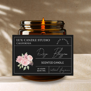 Etiqueta mínima do anel do Rosa Elegante