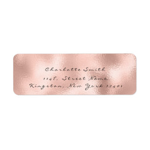 Etiqueta Minimalismo Rosa Midinha Esmagadora Blush RSVP Ele