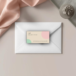 Etiqueta Minimalist Pastel Branding Design