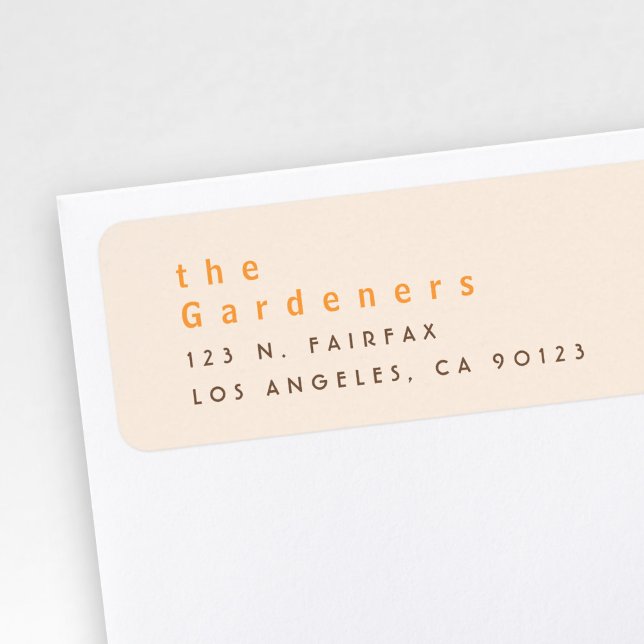 Etiqueta Minimalista legal (Criador carregado)