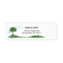 Minimalista Moderno Aquarela Personalizável