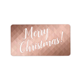 Etiqueta Mínimo de rosa de Natal feliz